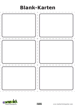 Blanko-Karten