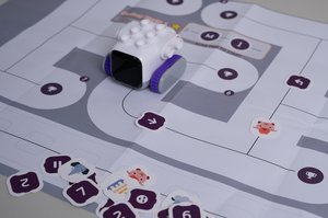Der Lernroboter Botzee in Aktion