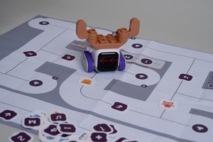 Der Lernroboter Botzee in Aktion